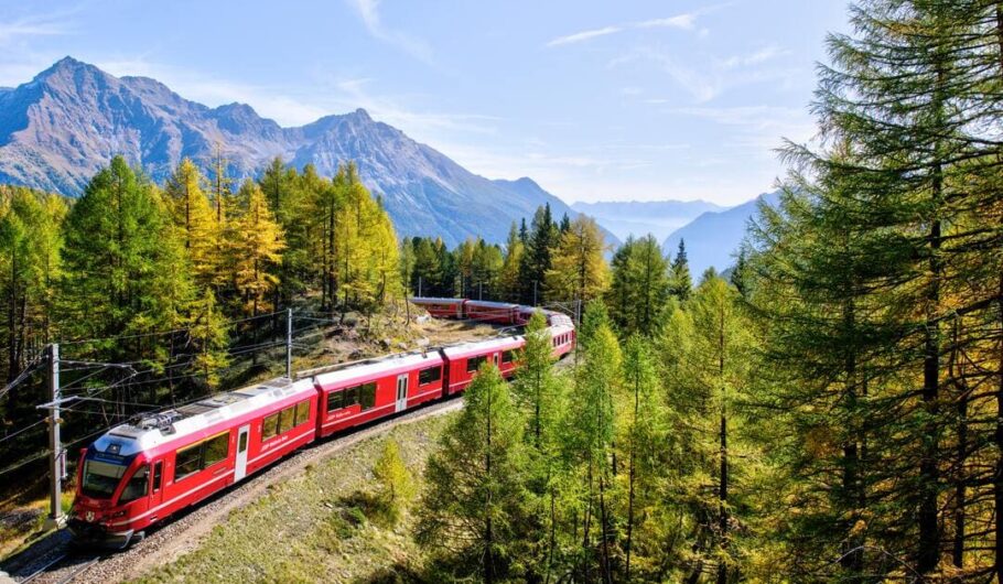 SWITZERLAND CREATES RECORD FOR OPERATING THE LONGEST PASSENGER TRAIN 
