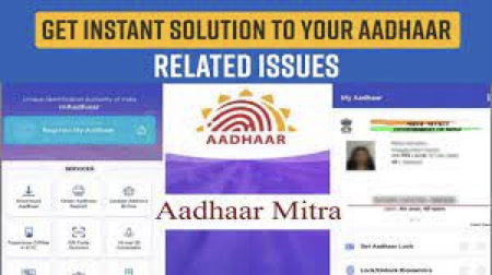 AADHAAR MITRA, A NEW AI CHATBOT, WAS RELEASED BY UIDAI IN INDIA.