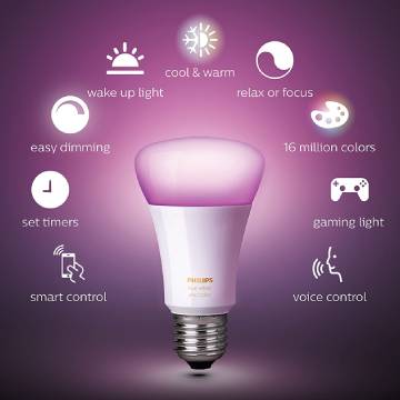 A19 Philips Hue smart bulb