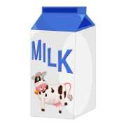 What is the reason behind the yellowish color of cow milk