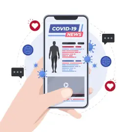 Increase in the amount of time spent online due to COVID-19