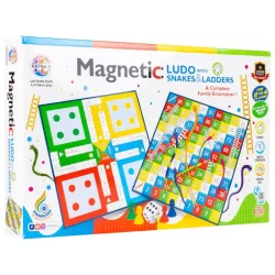 Magnetic Snakes and Ladders with Ludo Board Game