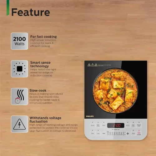 Philips 2100-Watt Induction Cooktop