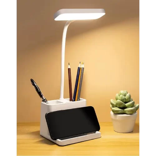 Rechargeable Desk Lamp with Pen Holder