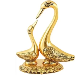 Pair of Kissing Duck Decorative Showpiece Metal