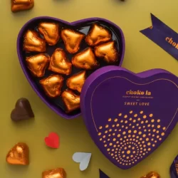 Sweet Love Heart Shaped Chocolate Gift Box