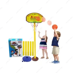 Basketball Set for Kids with Adjustable Stand