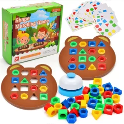 Geometric Shape Puzzle Quick Matching Board Game