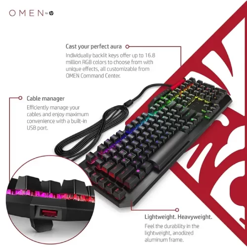 HP Omen Sequencer Wired Gaming Keyboard