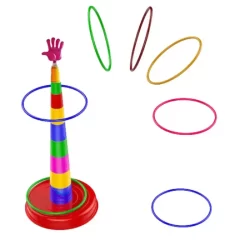 Plastic Ring Throw Game for Kids Fun