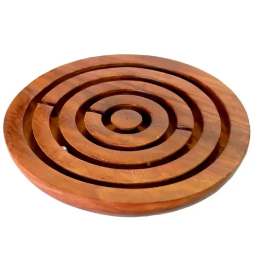 Wooden Labyrinth Board Game Ball in a Maze Puzzle Toys