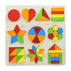 Wooden Shapes Puzzle Learning Toy