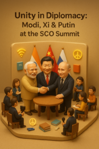 🤝 Unity in Diplomacy: Key Highlights of Modi, Xi Jinping & Putin’s Meeting at the SCO Summit