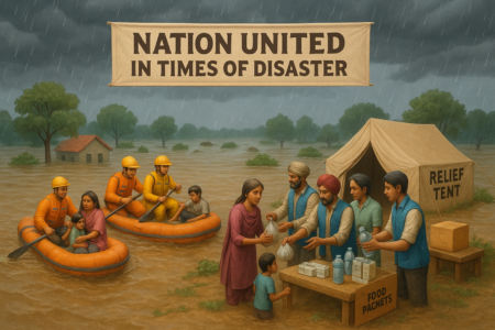 ๐ Nation Must Be Unified in Times of Disasters: Lessons from Punjab, J&K, and Uttarakhand Floods