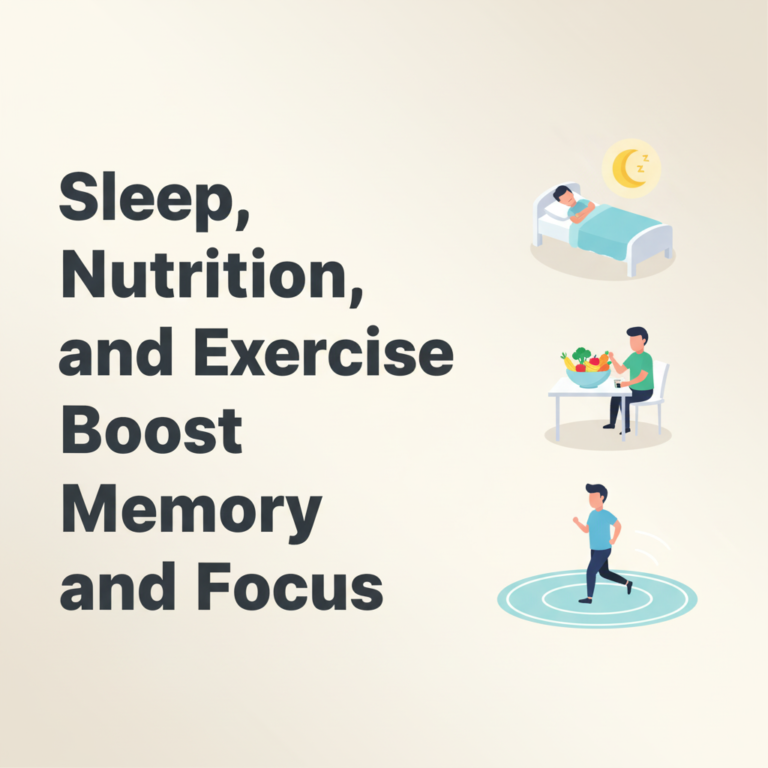 How Sleep, Nutrition, and Exercise Boost Memory and Focus in Students